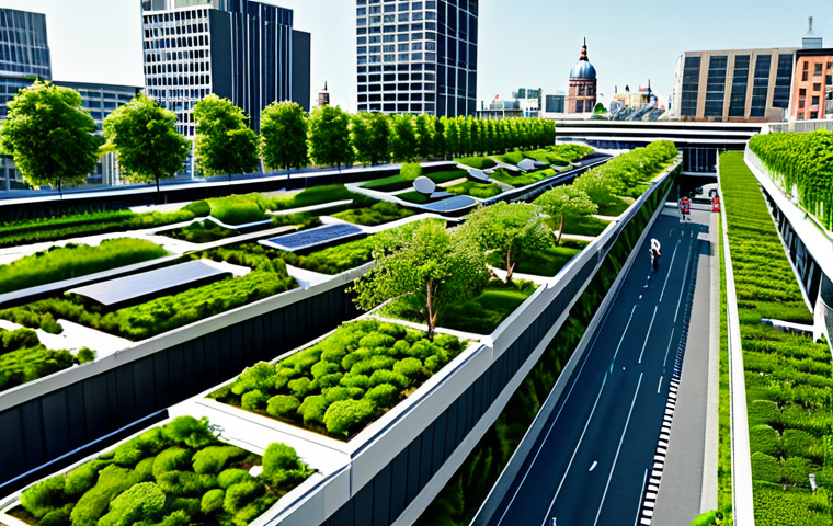 자연재해와 생태 복원 - Reforestation After Disaster**

"A lush forest growing on previously barren land scarred by a natura...