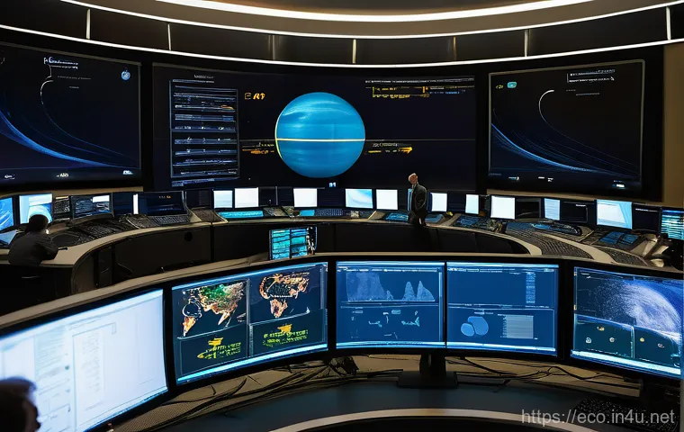 위성 데이터 활용 - A vibrant, modern agricultural field bathed in warm sunlight. In the foreground, a professional farm... 위성 데이터 활용 - A vibrant, modern agricultural field bathed in warm sunlight. In the foreground, a professional farm...